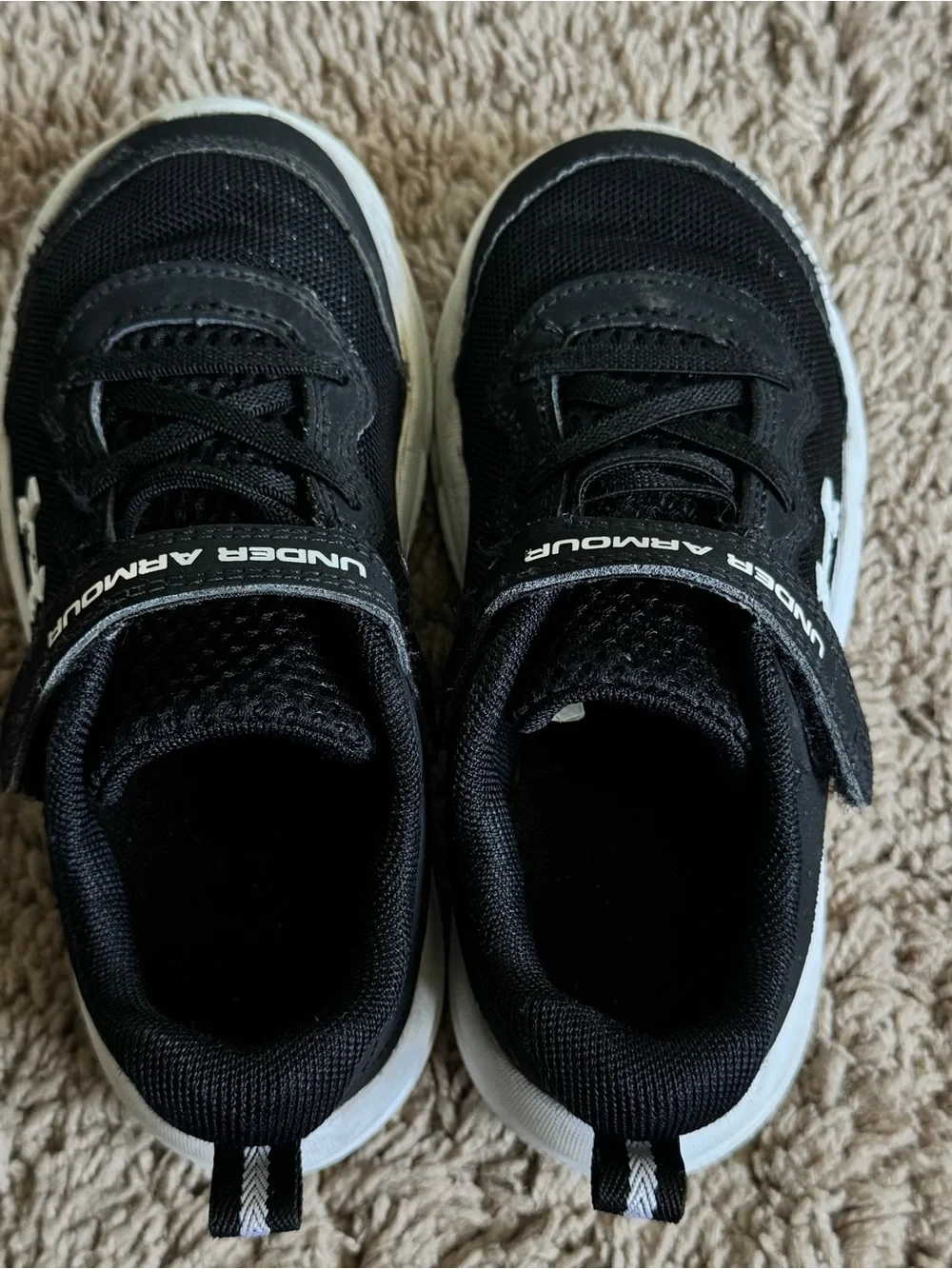 Under Armour Kids Shoes Assert 10 Alternate Closure Size 10K Black Running Sport